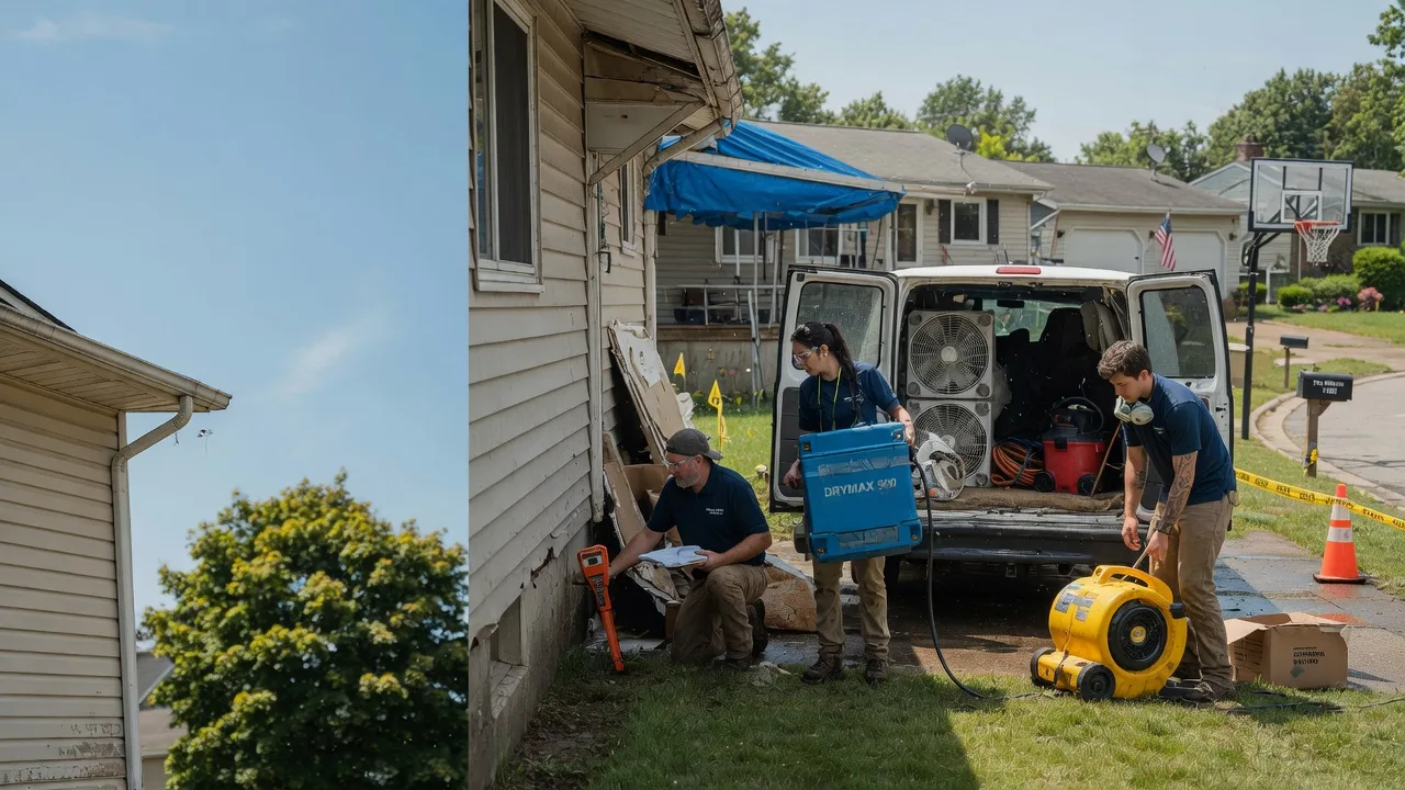 Ceiling Leak Cleanup in Blanchester, OH near me